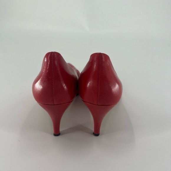 Guess Red Leather Heels - Picture 5 of 7